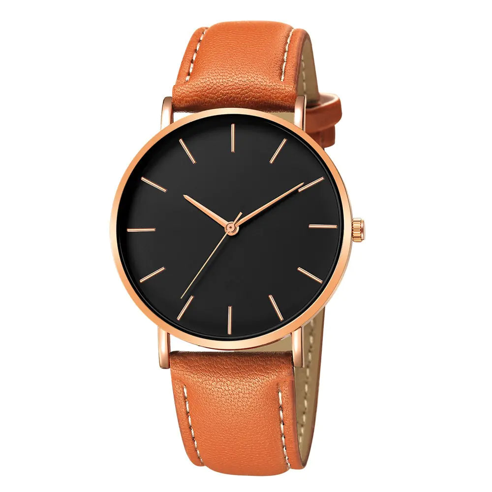 Simple Leather Men's Luxury Watches - BuySmart