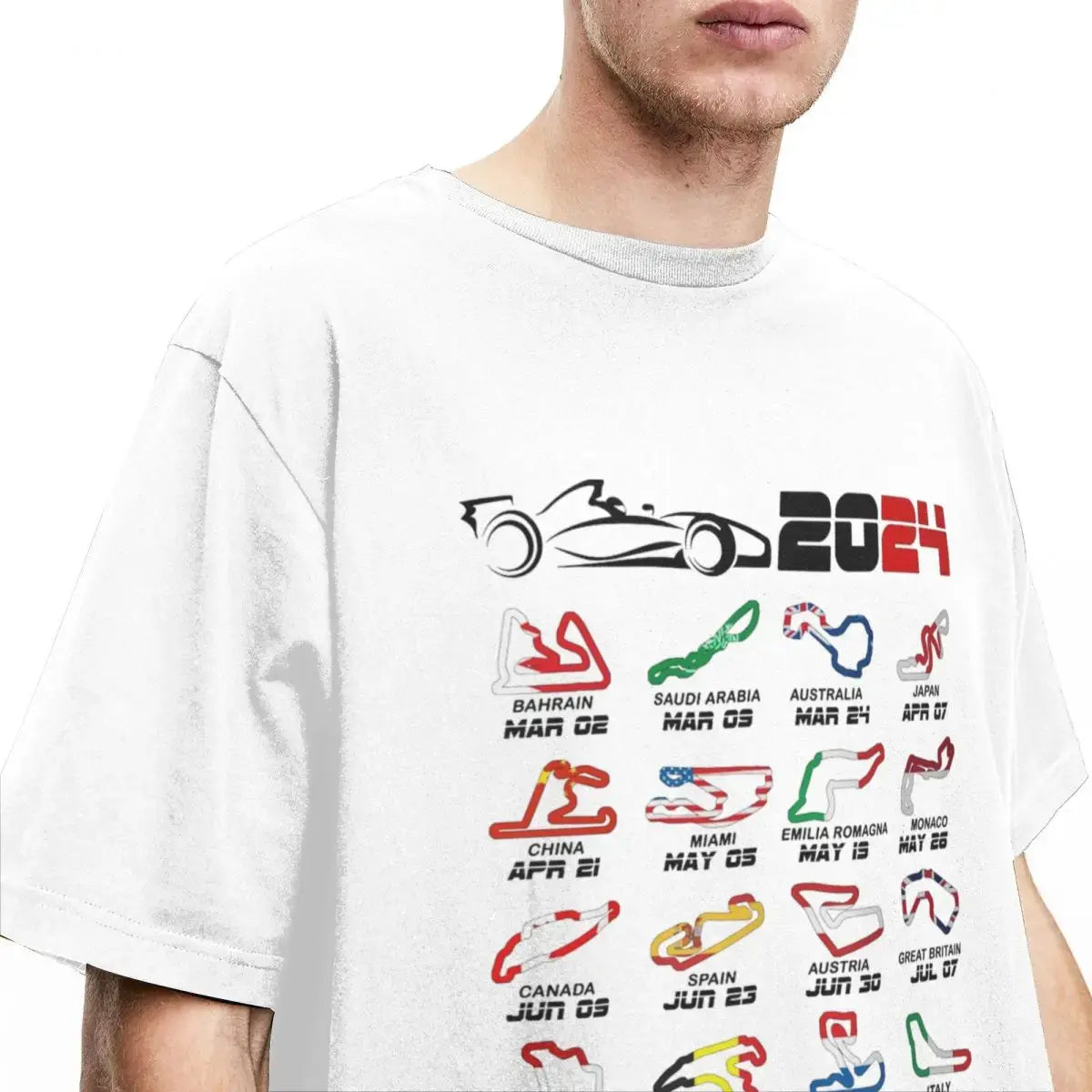 Formula 1 2024 Circuits T-Shirt - BuySmart