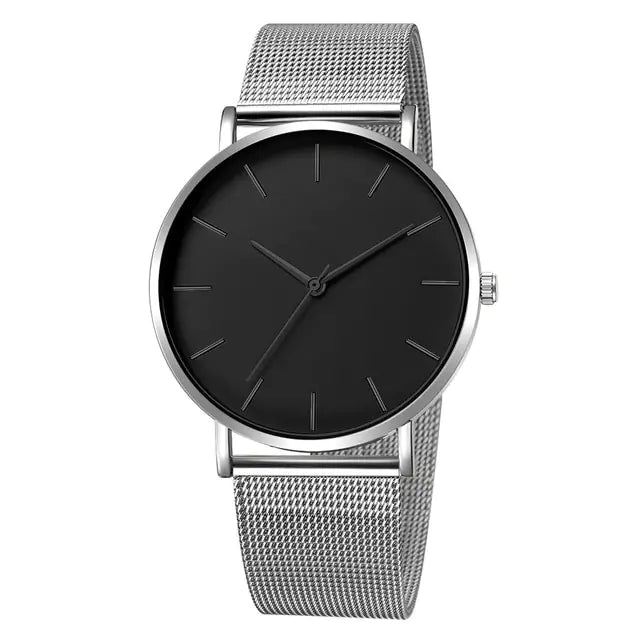 Ultra-Thin Magnetic Mesh Sport Watch - BuySmart