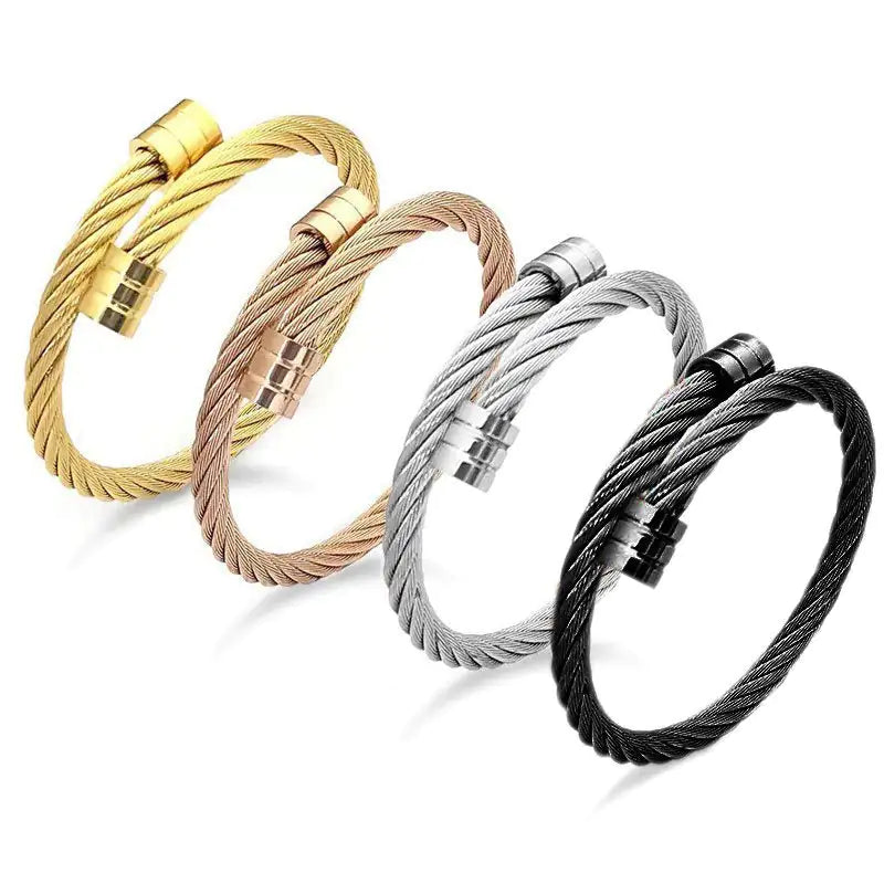 Titanium Steel Wire Bracelet - BuySmart