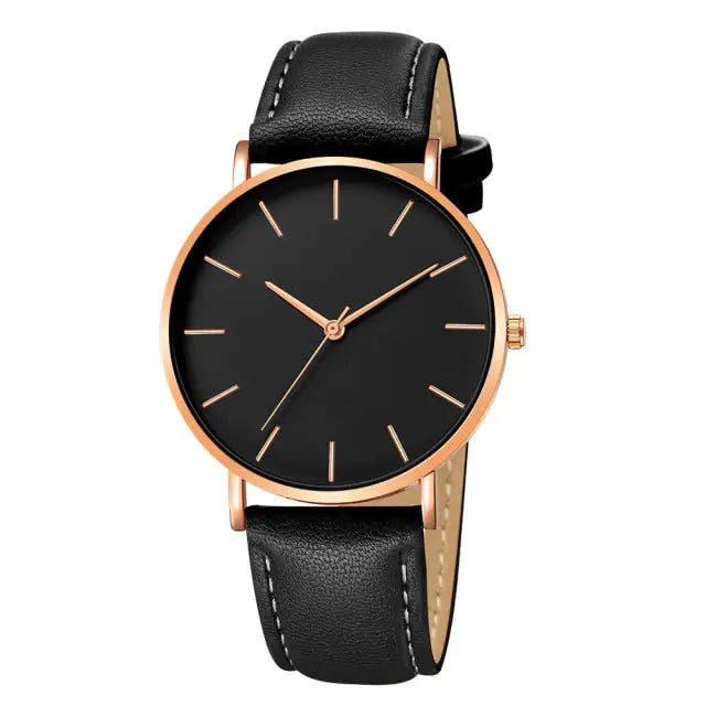 Simple Leather Men's Luxury Watches - BuySmart