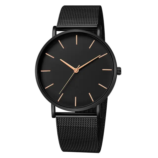 Ultra-Thin Magnetic Mesh Sport Watch - BuySmart