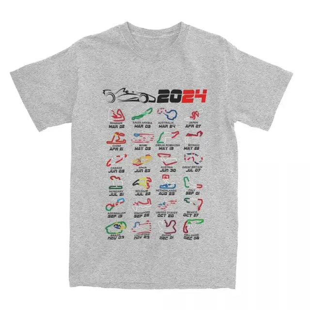 Formula 1 2024 Circuits T-Shirt - BuySmart