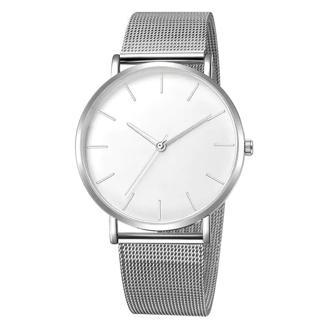 Ultra-Thin Magnetic Mesh Sport Watch - BuySmart