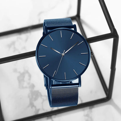 Ultra-Thin Magnetic Mesh Sport Watch - BuySmart