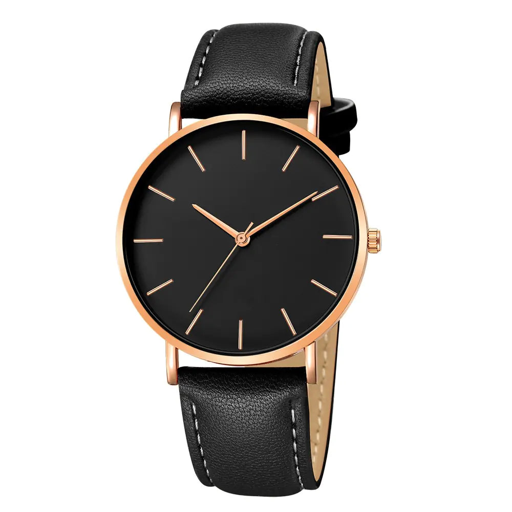 Simple Leather Men's Luxury Watches - BuySmart