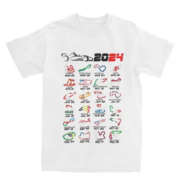 Formula 1 2024 Circuits T-Shirt - BuySmart