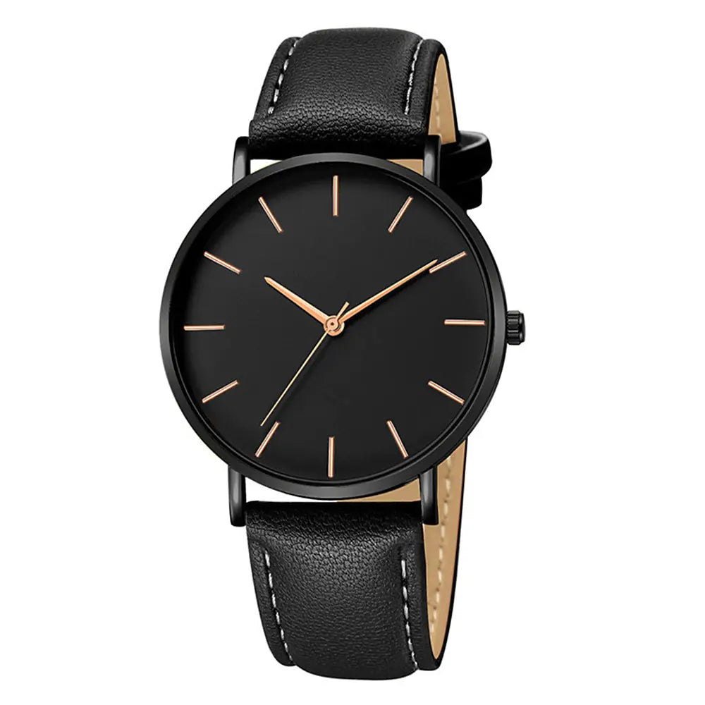 Simple Leather Men's Luxury Watches - BuySmart